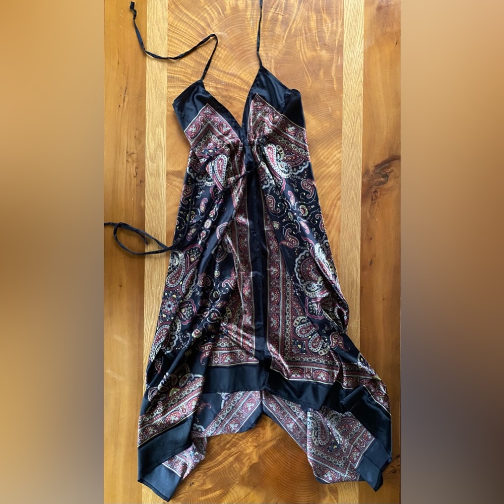 Paisley Print Dress